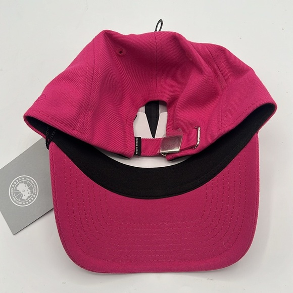 NWT CANADA GOOSE Wordmark Adjustable Cap SUMMIT PINK ONE SIZE UNISEX - Picture 10 of 16